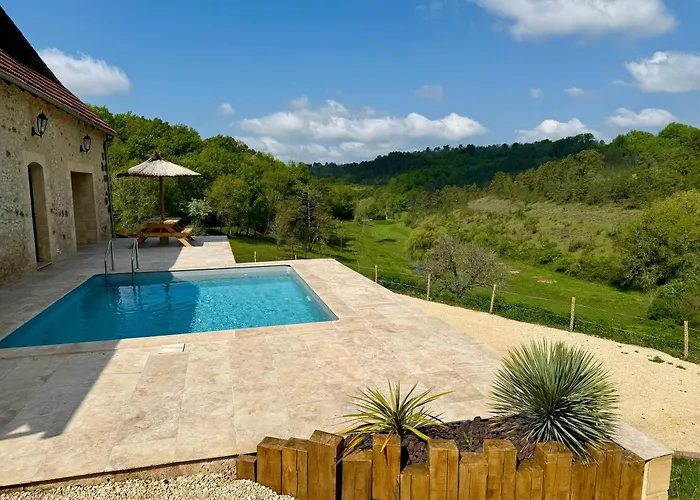 De Charme Avec Piscine 4 펜션 Rouffignac Saint-Cernin